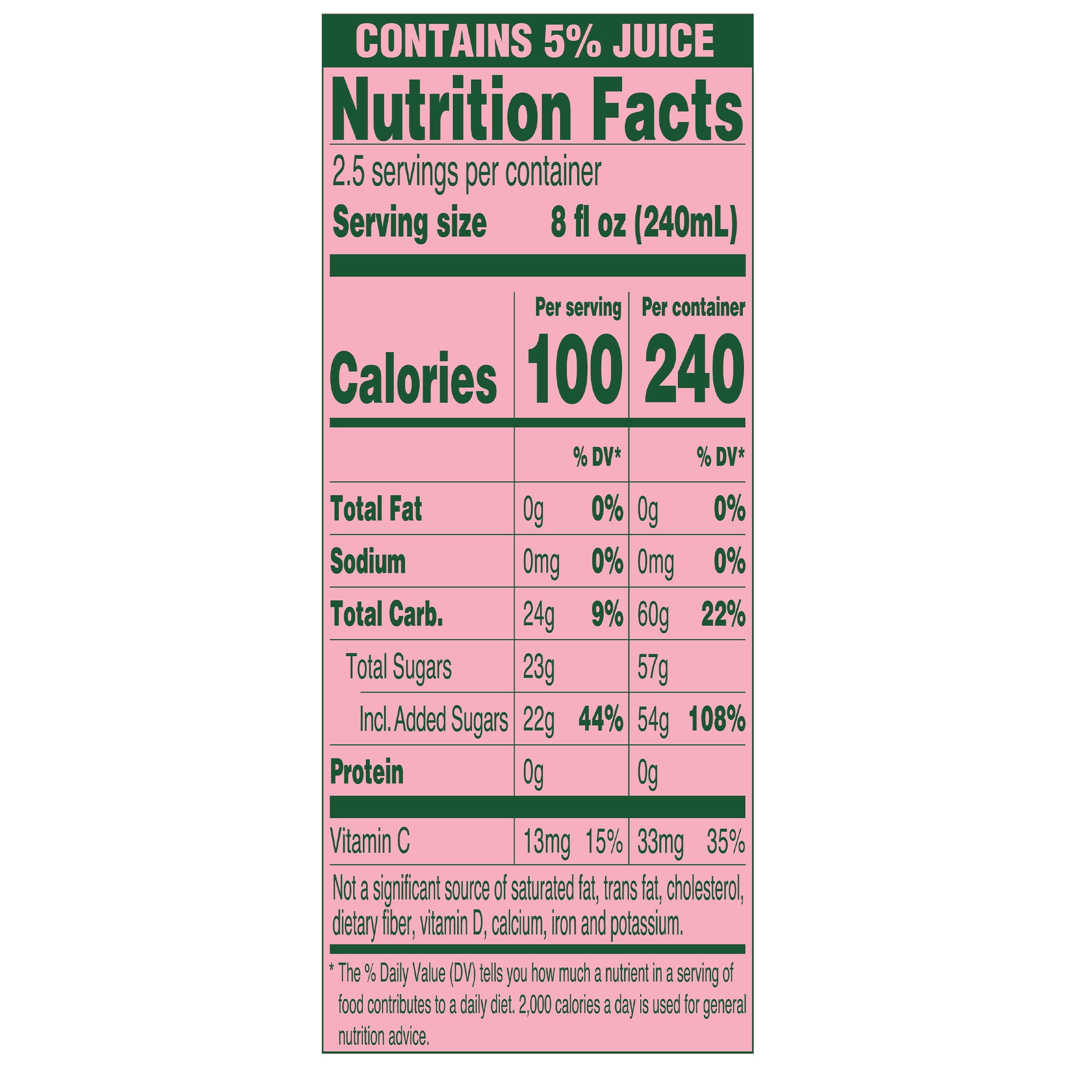 Arizona Watermelon Fruit Juice Cocktail, 20 Fl. Oz.