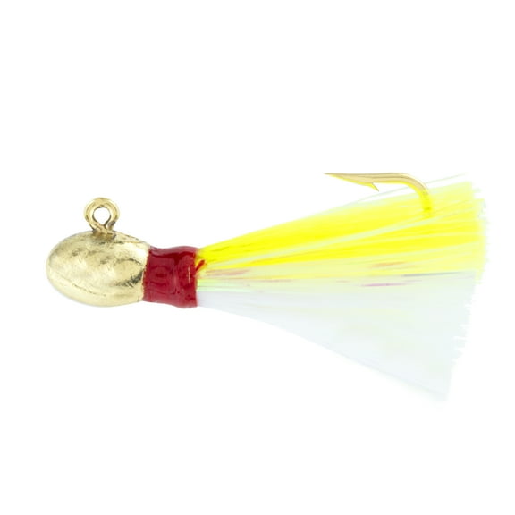 Buccaneer Pompano Jig #14 Gold Chr/ch/wh