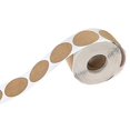 thumbnail image 2 of 2 Natural Brown Kraft Stickers (500 Per Roll) - Round Blank Stickers For Store Owners, Crafts, Organizing, Jar And Canning Labels, Price Tags, Clearan, 2 of 3