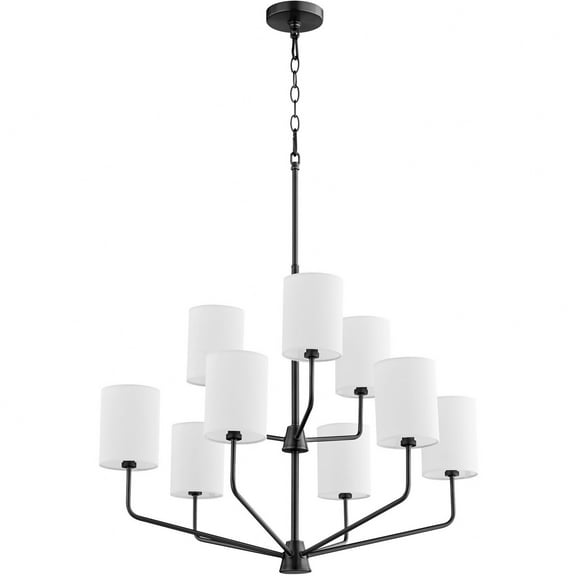 657-9-59 Quorum Lighting Harmony - 9 Light Chandelier-24 Inches Tall and 30 Inches Wide     -Traditional Installation