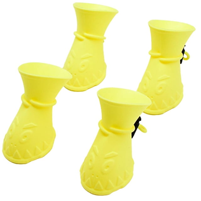 Funda De Silicona Para Zapatos De Mascotas, Impermeable, Suela Blanda, Antideslizante, Botas Para Mascotas, Protector De Patas Para Gatos Y Perros Vogacara PT002312-02