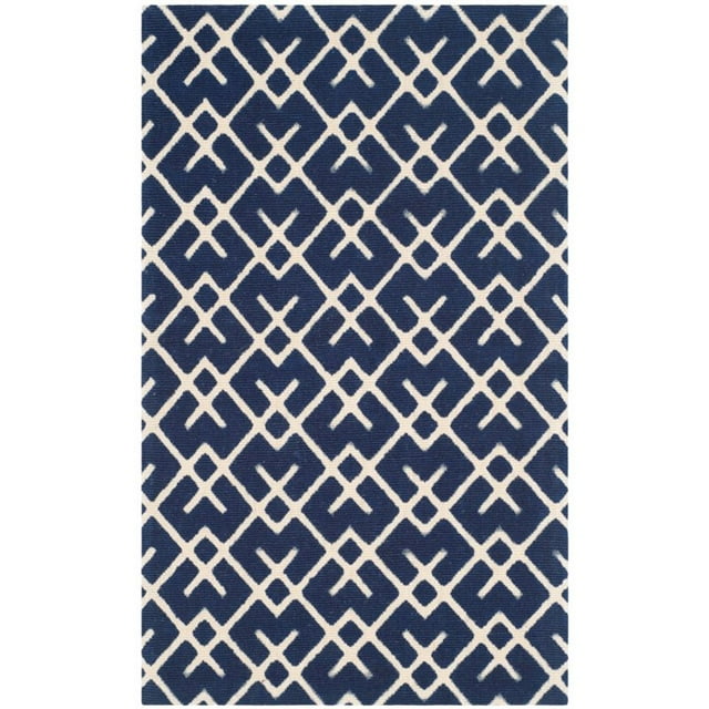 Safavieh Cedar Brook 4' X 6' Handmade Jute Pile Rug in Navy and Ivory
