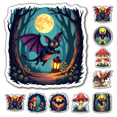 thumbnail image 3 of Colorful Fridge Magnet Spooky Refrigerator Magnet Halloween Magnetic Sticker Decorative Bat Magnet for Metal Surface Fridge Whiteboard, 3 of 4