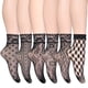 thumbnail image 2 of pares de calcetines de Encaje Vintage para mujer, calcetines tobilleros cortos elásticos transparentes de malla Floral de verano, calcetines negros de rejilla para vestido de mujer Lolita, 2 of 5