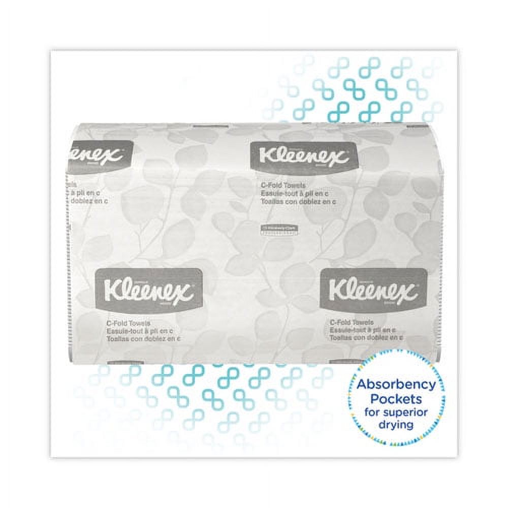 C-Fold Paper Towels, 1-Ply, 10.13 x 13.15, White, 150/Pack, 16 Packs/Carton | Bundle of 2