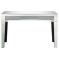 thumbnail image 2 of Benjara Mirror Top Console Table with Arched Faux Crystal Inlay Apron, Silver, 2 of 3