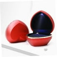 thumbnail image 5 of NICEXMAS Heart Shape Red Ring Box LED Lighted Storage Case Durable Fabric Interior, 5 of 5