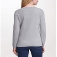 thumbnail image 2 of Tommy Hilfiger Chandail à Rayures pour Femmes, Gris, 0X, 2 of 4