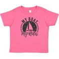 thumbnail image 3 of Inktastic My Boat My Rules Sailing Captain Boys or Girls Baby T-Shirt, 3 of 5