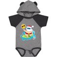 thumbnail image 3 of Inktastic Surfing Santa Boys or Girls Baby Bodysuit, 3 of 5