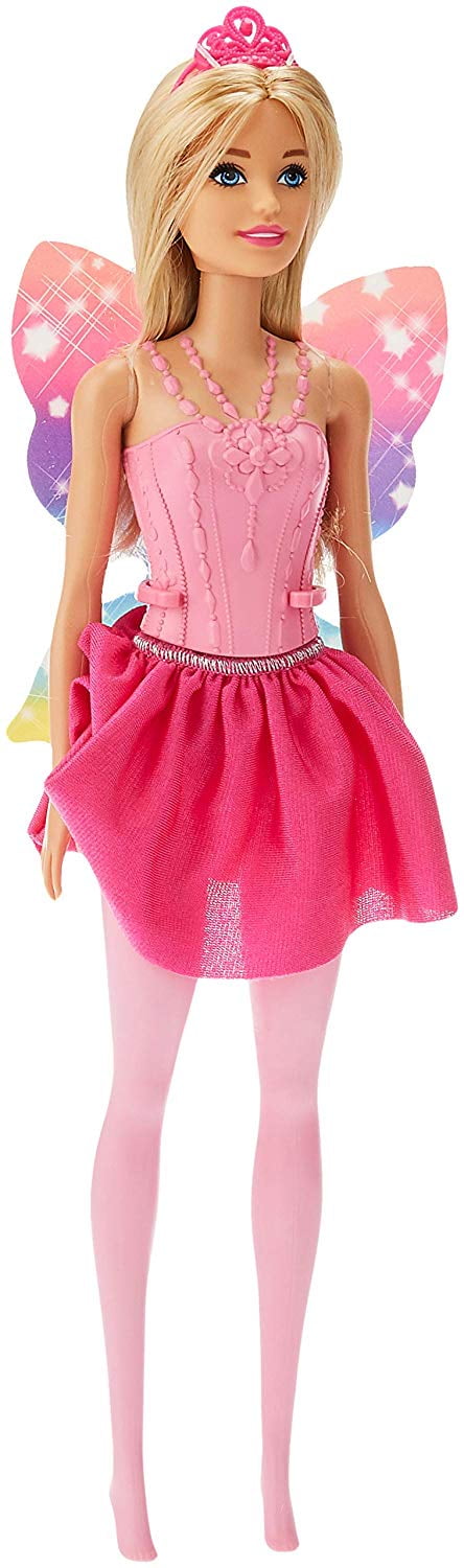 Barbie Dreamtopia Fairy Winged Doll - Blonde Hair, Pink - Walmart.com