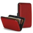thumbnail image 2 of Deago Men Women RFID Blocking Credit Card Holder Pocket Purse Case Security Wallet (Red), 2 of 10