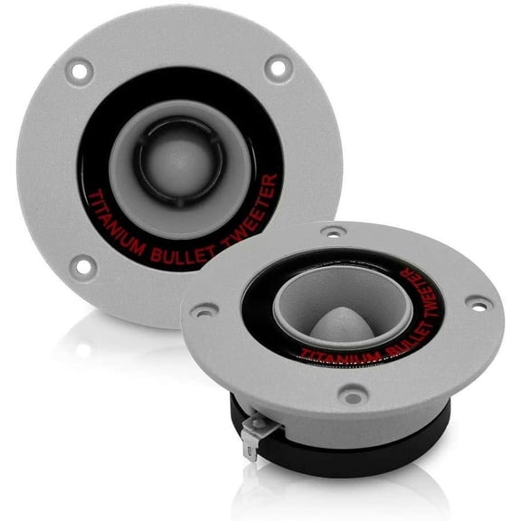 PYRAMID 1" ALUMINUM CAST BULLET STYLE TWEETER (sold in pairs); 300 WATT