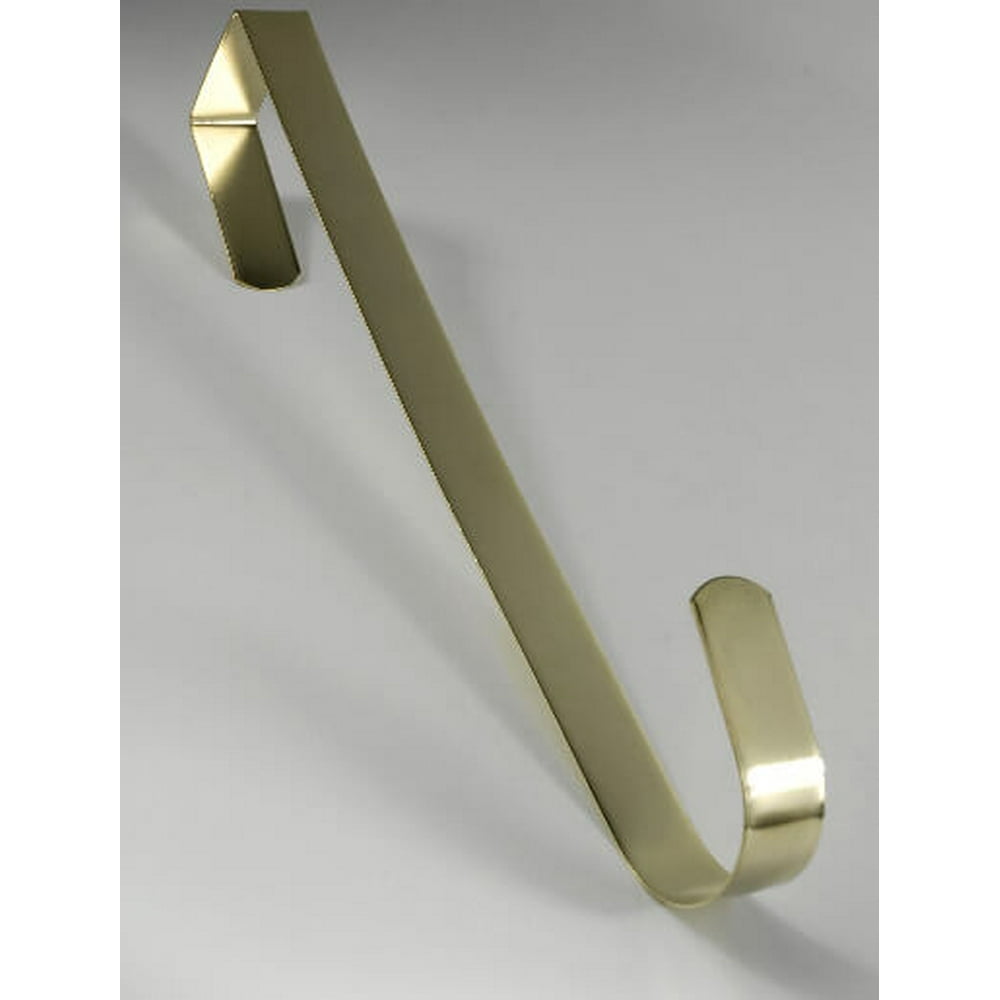 3 Gold 12 inch Metal Over the Door Wreath Hangers