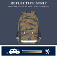thumbnail image 5 of FORMRS School Backpack 17" Student Travel Bag with Laptop Compartment, Yellow Sardines Pattern, 5 of 7