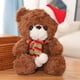 thumbnail image 2 of Dibujos animados de oso de peluche de 28 cm con sombrero de Navidad para regalo de cumpleaños (marrón oscuro) Tmvgtek Para estrenar, 2 of 3