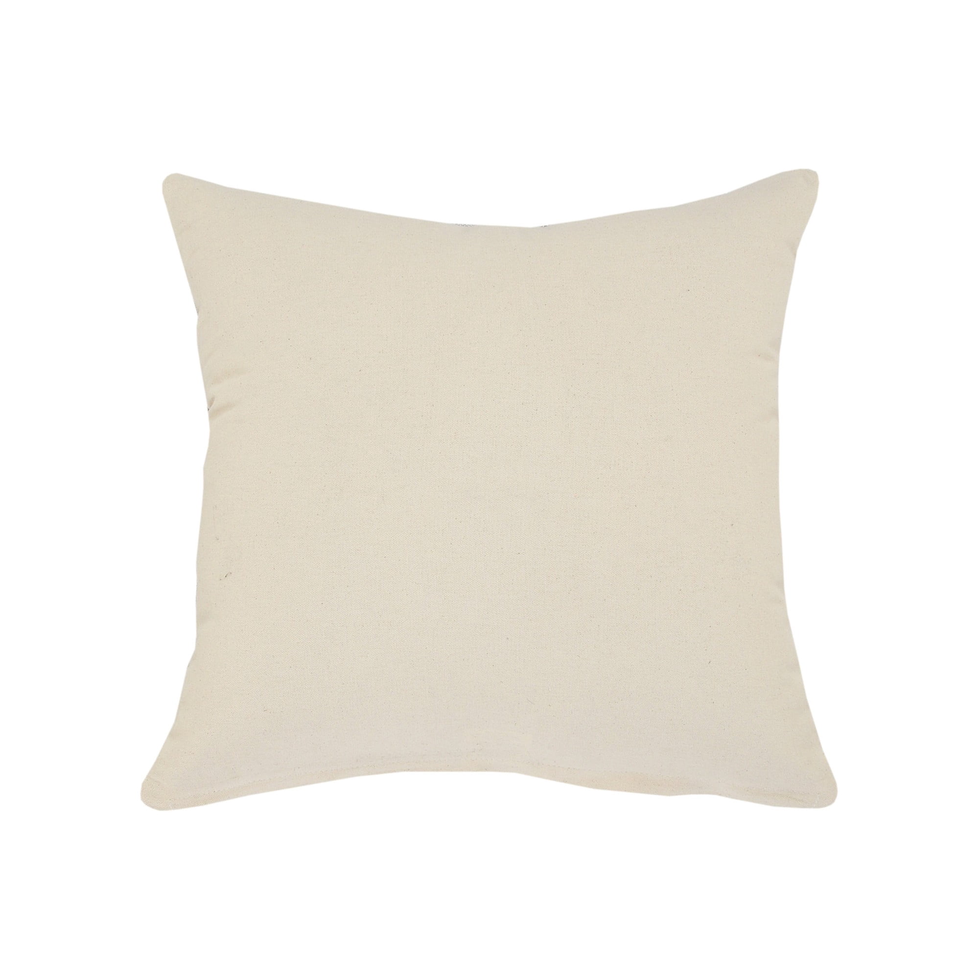Laddha Home Designs Loomed Solid Cotton Throw Pillow - Blue - Set of 2