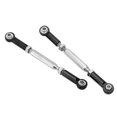 thumbnail image 2 of Steering Shaft Tie Rod, 2Pcs Steering Rear Suspension Arm Tie Rod  For JLB 1/10 Racing Big Foot Truck Black, 2 of 8