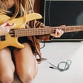 thumbnail image 1 of KAKOWELY audio jack to usb c Guitar Audio Cable Copper 1Pcs for Computer Back to School, 1 of 8