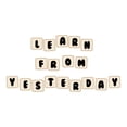 thumbnail image 2 of Home Wall Decal - Learn From Yesterday - Cute Quote Design Motivational Quote Learn From Yesterday Lettering - Proudly Hand Made Decal - Size: 10 In(W) x 5 In(H), 2 of 5