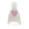 thumbnail image 1 of Love knit gorro de bola de pelo de bebé, protección para los oídos y gorro de terciopelo cálido para niños MFZFUKR CPB-US-PSF1312-4, 1 of 5