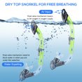 thumbnail image 4 of Snorkeling Set Wide View Diving Mask Snorkeling Flippers Dry Snorkel, 4 of 8