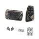 thumbnail image 4 of 2 piezas Profesional genérico Fácil de instalar accesorios de automóvil Pedales de autos Equipo automático negro, 4 of 8