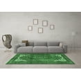 thumbnail image 3 of Ahgly Company Indoor Round Persian Emerald Green Traditional Area Rugs, 8' Round, 3 of 4
