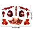 thumbnail image 2 of Halloween Face Tattoos Funny Face Tattoos For Halloween Costume Party Scar Tattoos Terrifying Face Tattoos For Halloween Halloween Makeup Scar Tattoos Scar, 2 of 5