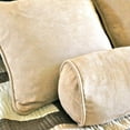 thumbnail image 2 of Blazing Needles 3-Piece Microsuede Pillow Set-Java, 2 of 2