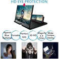 thumbnail image 2 of 12" Screen Magnifier - 3D HD Projector Screen for Smartphones - Black, 2 of 7