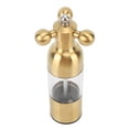 thumbnail image 2 of Pepper Mill Professional Refillable Ceramic Rotor Coarseness Adjustable Manual Pepper Salt Grinder for Kitchen Gold Small, 2 of 14