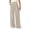 Khaki, variant on Arlun Womens Stylish Dressy Pants Wide Leg Stretchy Pure Color Work Pants with Pockets Elastic Waist Pleated Front Business Casual Slacks for Everyday Wear Khaki XL