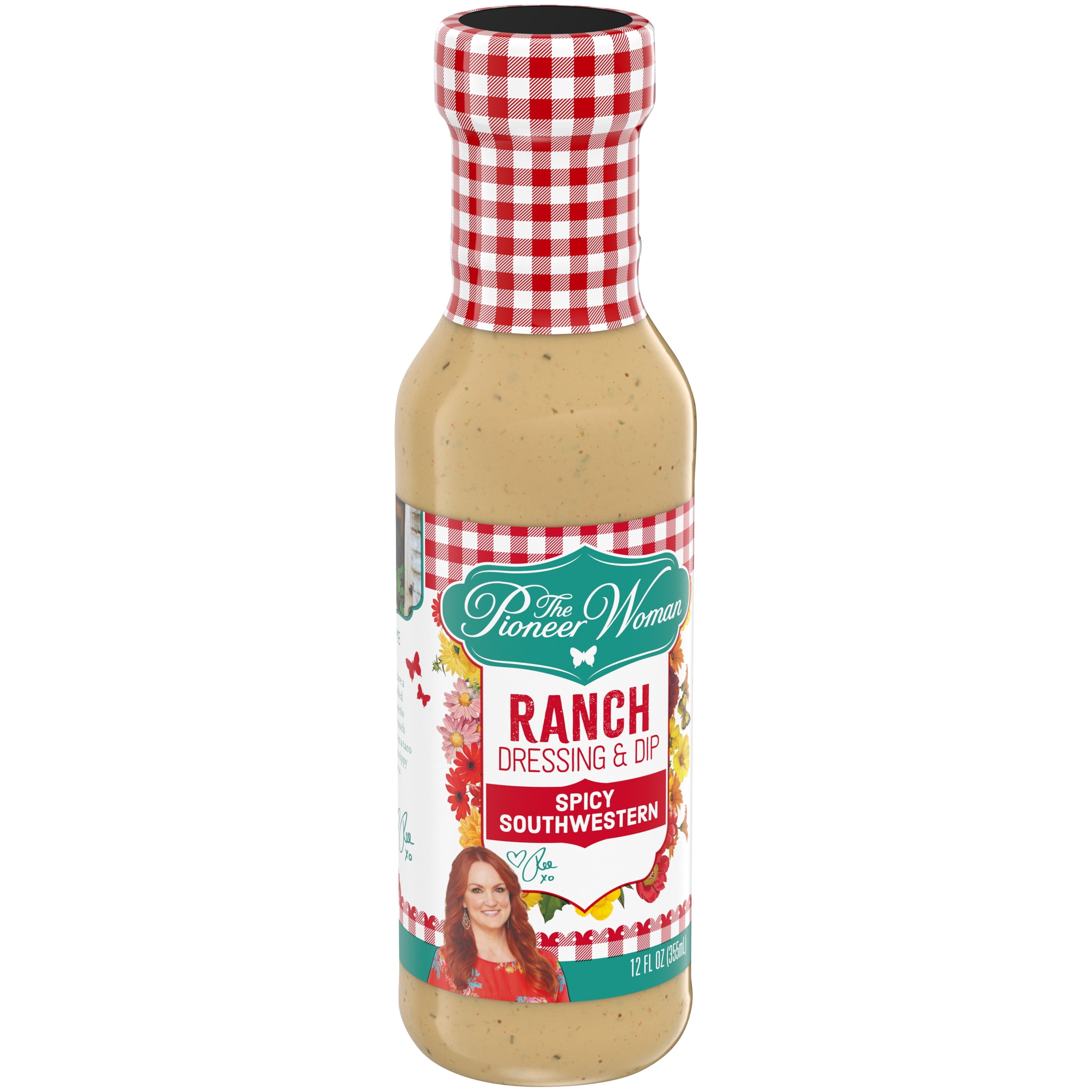 The Pioneer Woman Spicy Southwestern Ranch Salad Dressing & Dip, 12 fl oz Bottle