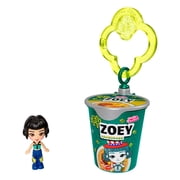 Polly Pocket x KPop Demon Hunters Miniature Dolls, Toy Collectible Characters, Ramen Cup Keychain