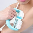 thumbnail image 4 of MesaSe Plastic Massager Manual Round Handle 2 Wheels Muscle Massage Roller Massager (Blue), 4 of 5