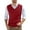 Red, variant on Sweater Vest Men's Sleeveless Knitted Vest - V Neck, Spring Plain, for Men's Bodybuilding