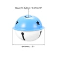 thumbnail image 2 of Cascabeles Unique Bargains 40mm 5uds Acero al Carbono Blanco/Azul Artesanía Campanas con Estrella, 2 of 6