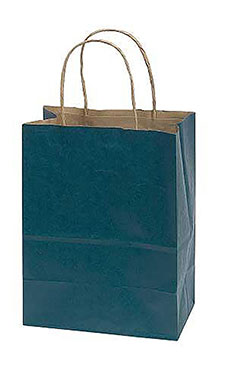 Medium Navy Blue Paper Shopping Bags 8 L X 4 D X 10 H Case Of 100 Walmart Com Walmart Com