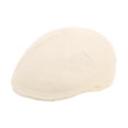 thumbnail image 4 of Gorra plana de malla deportiva para hombre, estilo pintor, a la moda, para verano, para golf, senderismo al aire libre. Blanco lechoso, 4 of 9
