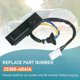 thumbnail image 5 of 25380-4BA1A For 2014- Rogue 20L 25L Hatch Button Trunk Latch 253804BA1A LiftGate Control Switch Black Tailgate Switch, 5 of 5