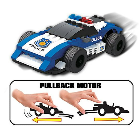 UniBlock Pullback Building Block Car - 84 pc
