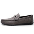thumbnail image 4 of Big Size Men's Casual Loafers Slip On Leather Shoes Comfortable Lightweight Driving Shoes Male Moccasins Classic Penny Loafer Flats Boat Shoes Outdoor Walking Shoes, 4 of 12