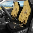 thumbnail image 2 of Uorisanigo Sunflower Butterfly Car Seat Covers for Women Waterproof Car Seat Cover for Front Seat Set of 2 Easy Installation Protection Interior Accessories Universal Fit Most Cars, 2 of 7
