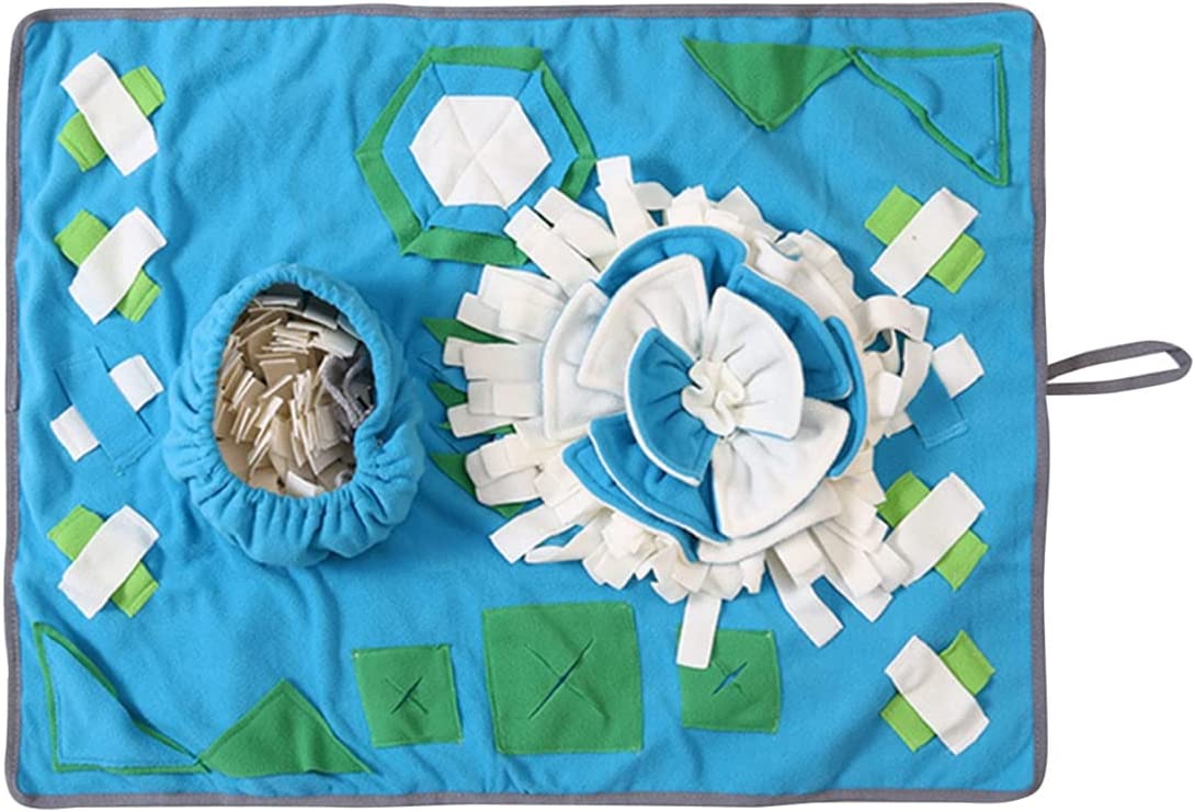 Dog Snuffle Mat Slow Feeder Dog Snuffle Mat Dog Mental Stimulation Toys Encourages Natural Foraging Skills for Pet Dog Puzzle Toys Encourage Natural Foraging Skills Pet Foraging Mat