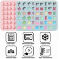 thumbnail image 4 of Silicone Mold - Silicone Gummy Candy Molds & Ice Cube Trays, Set Of 2 Silicone, 4 of 5