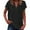 Black, variant on Womens T Shirts Short Sleeves V Neck Basic Tees Coffee Womens Summer Tops Fashion Clothing