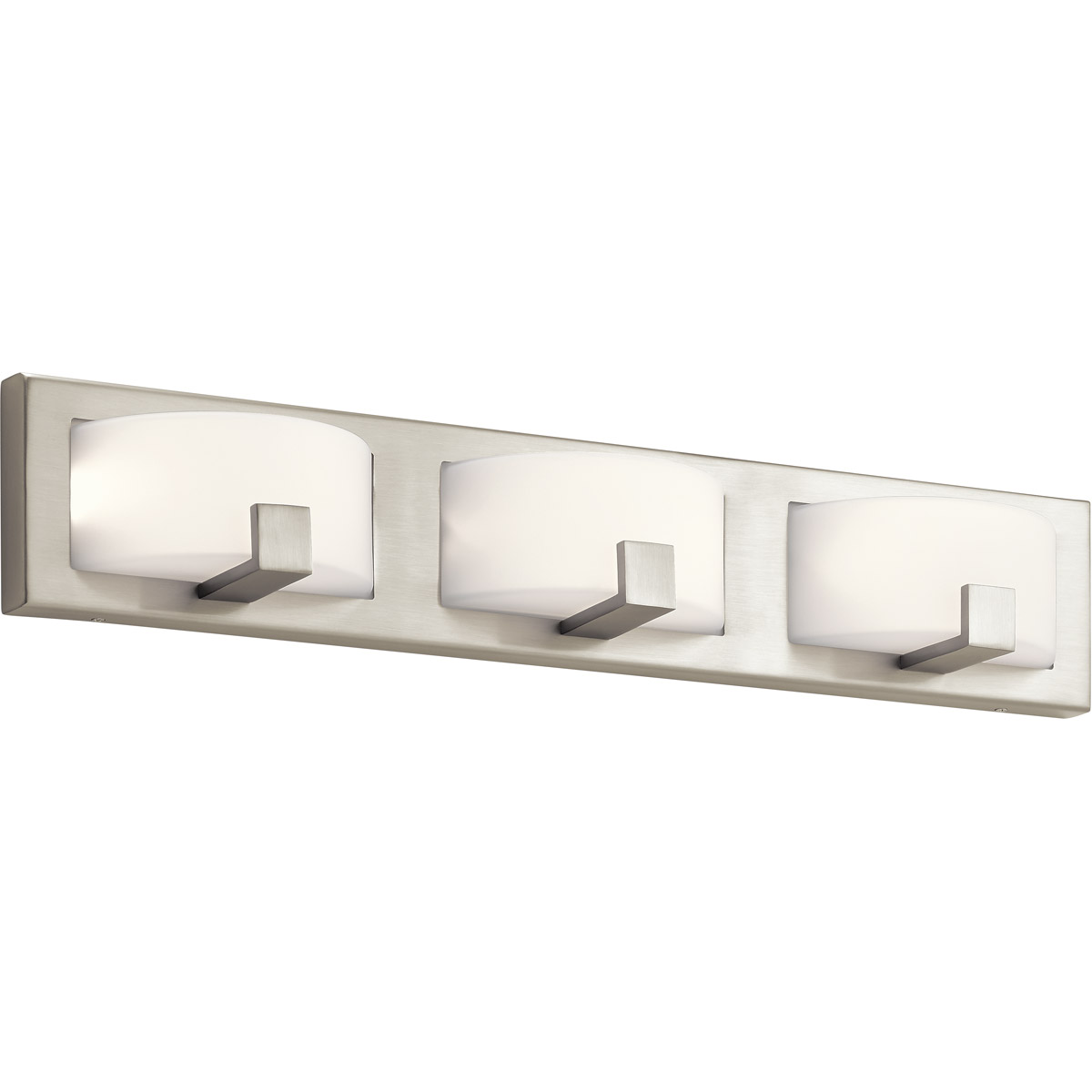 Elan Lighting 83892 Bethwin 3 Light 25 1 2 Led Warm White Vanity Light In Brushed Nickel Finish Walmart Com Walmart Com