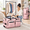 Candy Pink, variant on 28" Black Pink Rolling Garment Dance Bag with Dual Support Rack