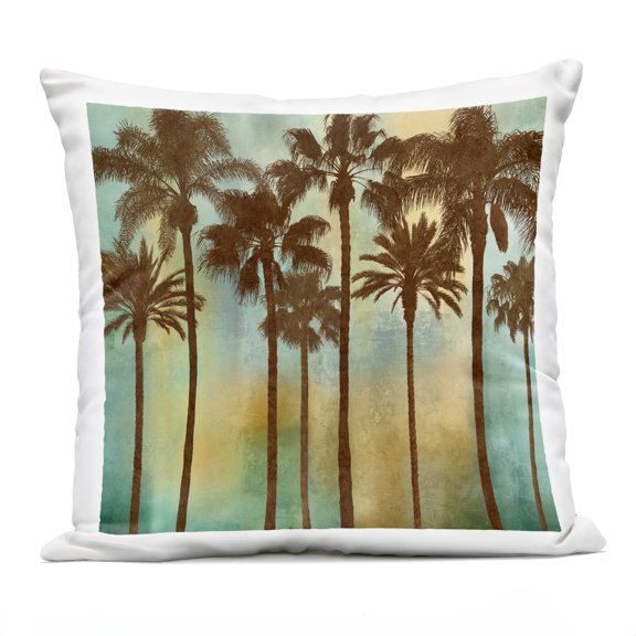 Stupell Industries Looming Palms on Gradient Design by John Seba Outdoor Printed Pillow
